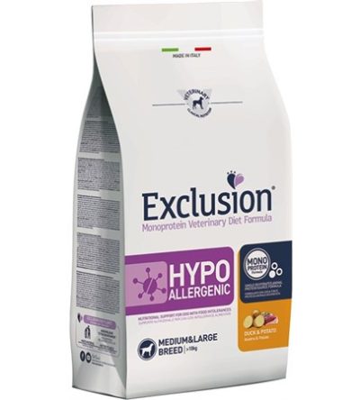 Exclusion Hypoallergenic anatra 12kg